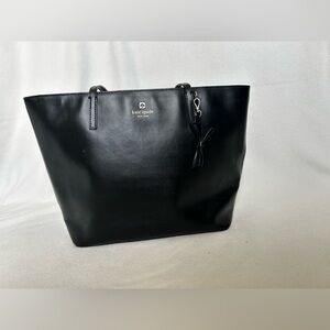 Kate Spade Black Leather Sawyer Tote Bag